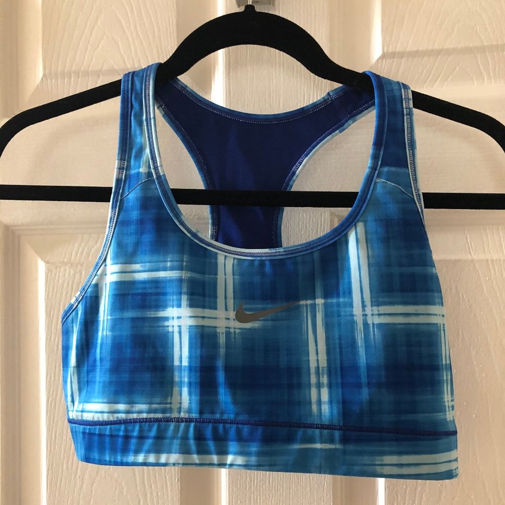 Nike Blue Unlined Sports Bra